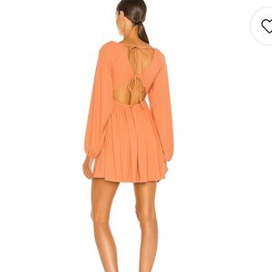 Lovers and friends Giorgia Dress in Ginger